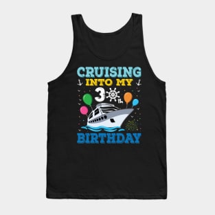 Cruising Into My 30th Birthday Party Shirt Cruise Squad 30 Birthday Tank Top